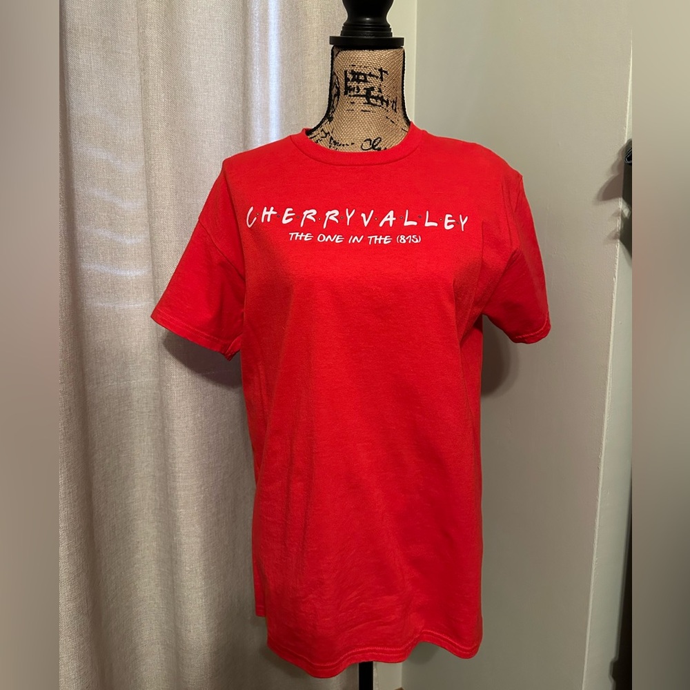 Cherry Valley Illinois 815 T-Shirt Size Medium